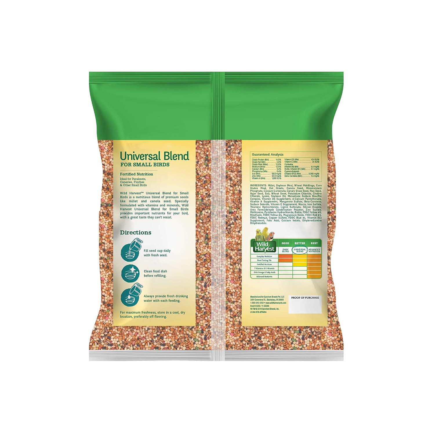 NutriWings Daily Blend For Small Birds