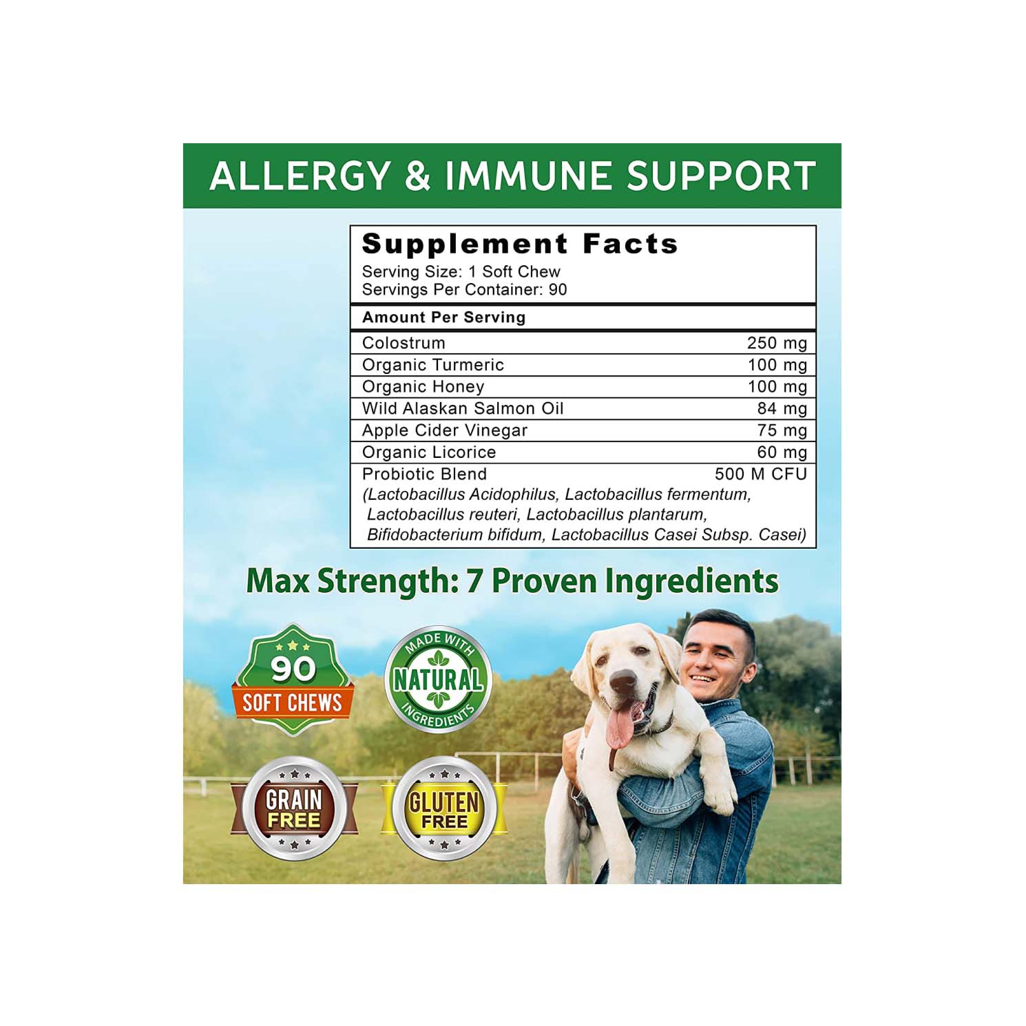 Allergy & Immune Supplement for Dogs